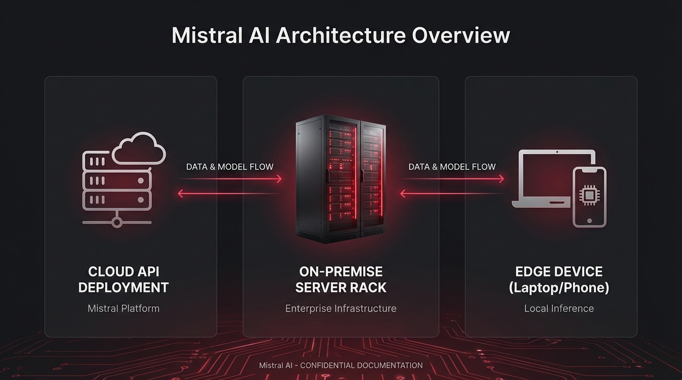Mistral Forge deployment options cloud on-premise edge