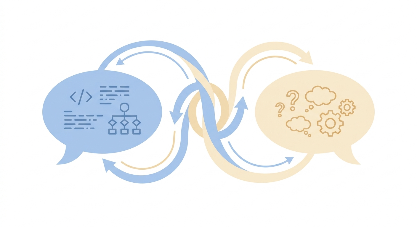 Iterative dialogue between a non-developer and Claude Code while building an app