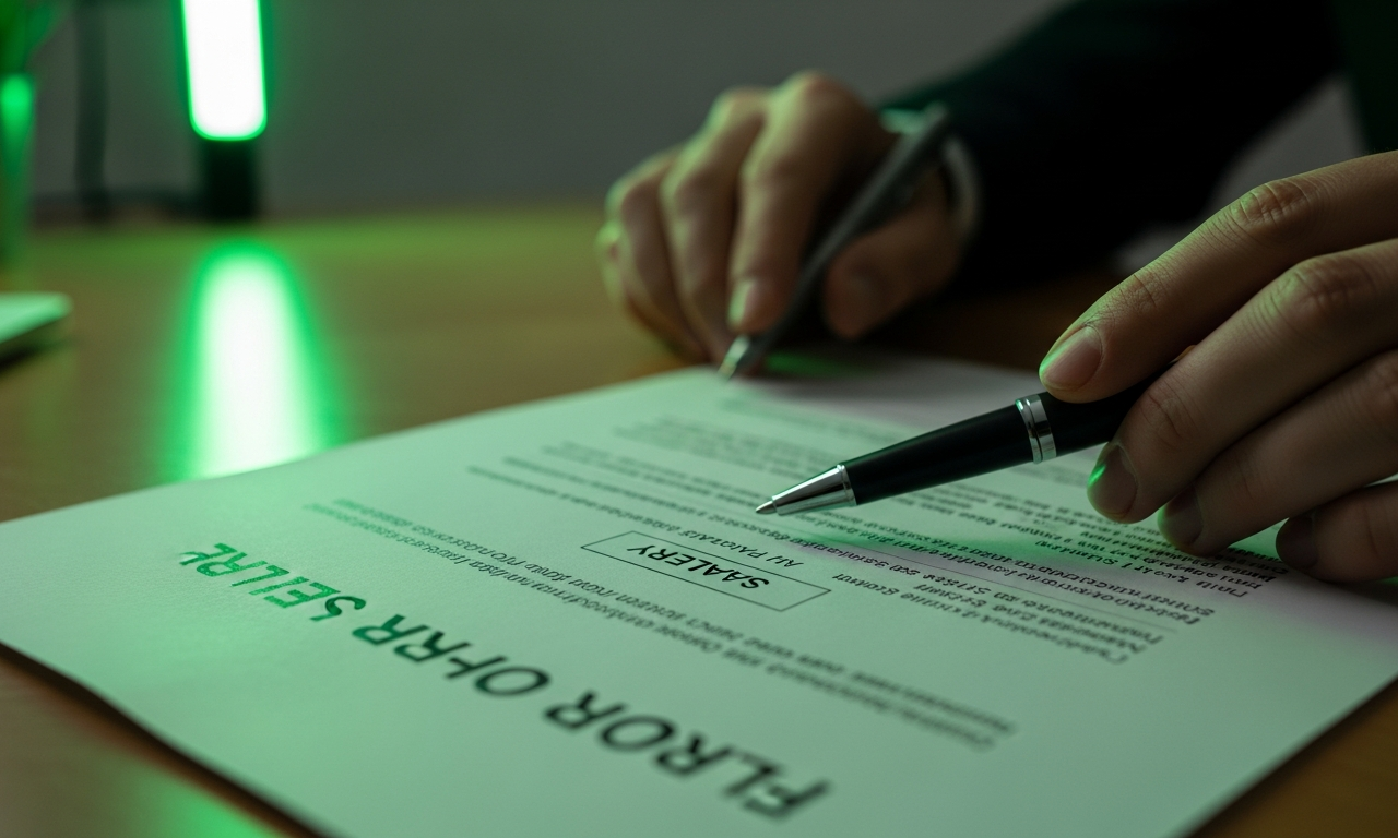 Job offer letter on a desk with a pen ready to sign, representing high-paying AI career opportunities