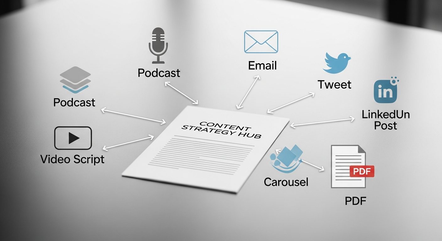 AI-Powered Content Repurposing: One Article, Seven Formats, Zero Extra Research