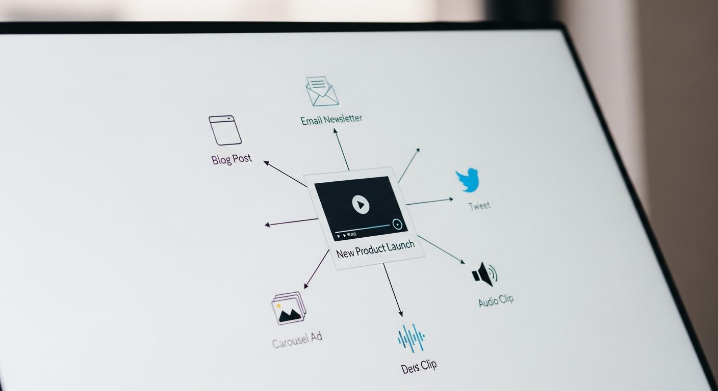 How to Repurpose One YouTube Video into 10 Pieces of Content with AI