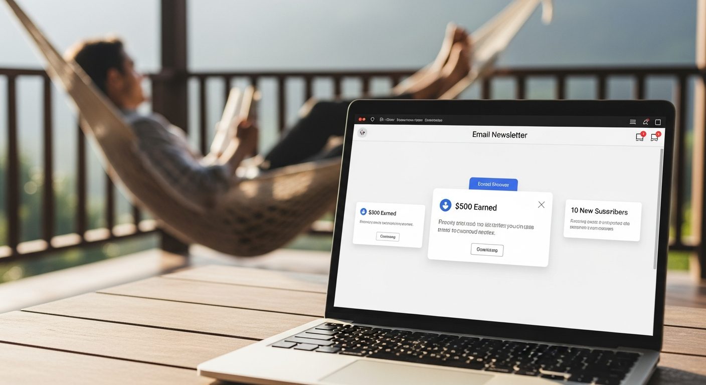 How to Set Up a Passive Income Stream with a Newsletter in 30 Days