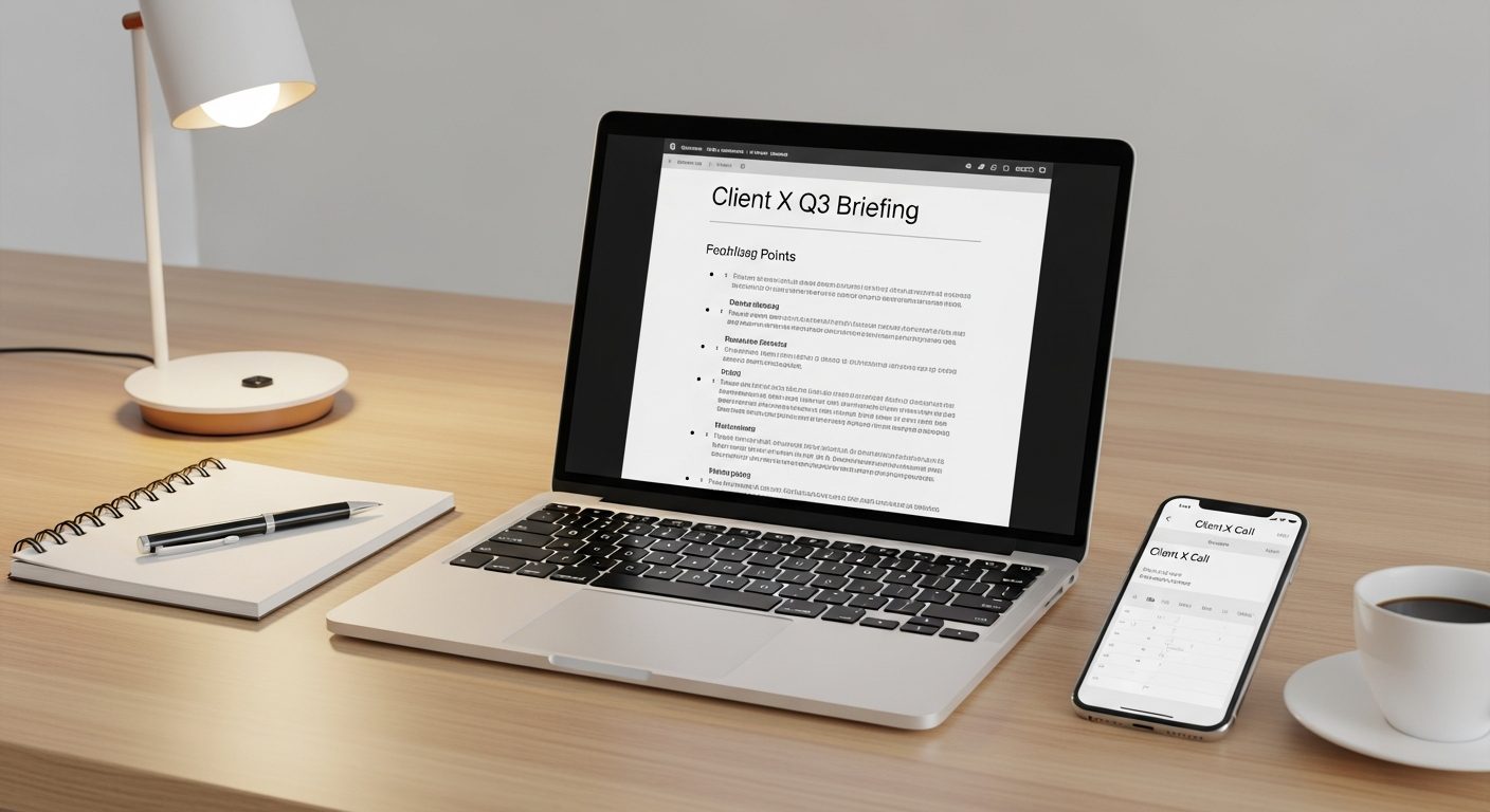 How to Prep for Any Client Discovery Call in 15 Minutes Using AI